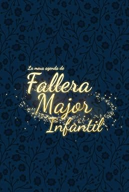 agenda fallera mayor infantil